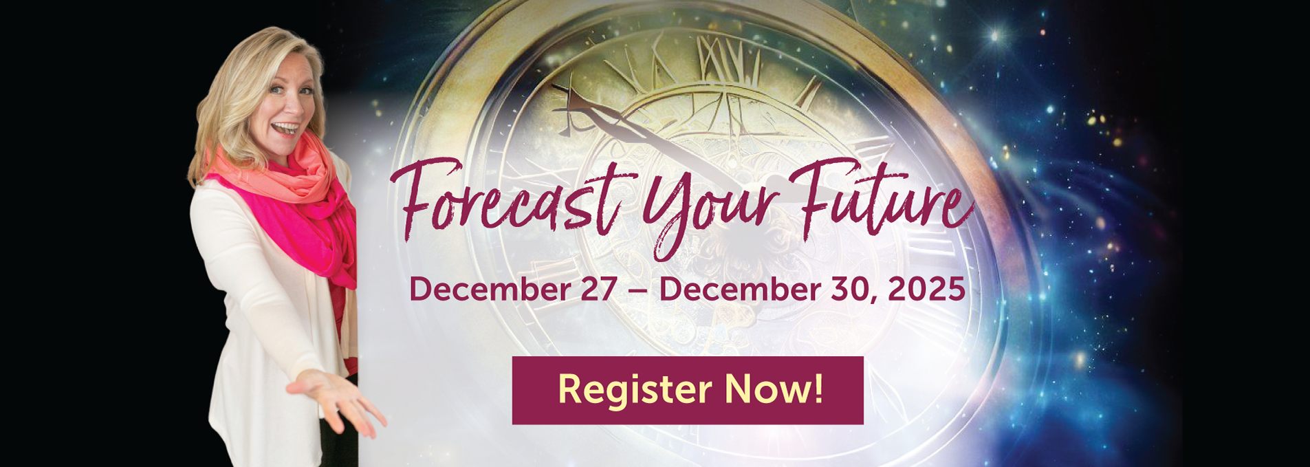 Forecast your Future - Dec 27 - Dec 30, 2025. Register now